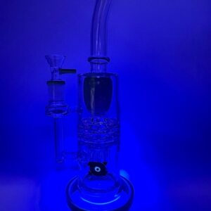 12″ CaliChill brand recycle Water Pipe and eye parts is glow