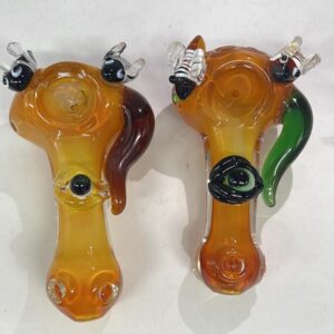 Bee art with eye 4″  custom Hand Pipe