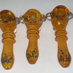 Gold fume stand Hand Pipe