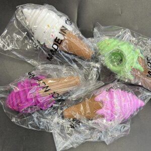 Ice cream silicone Hand Pipe