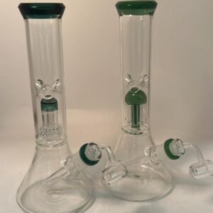 12″ tre color top Water Pipe