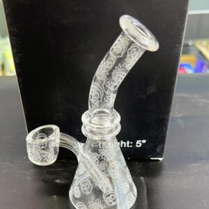 5″ bend glow in the dark Water Pipe