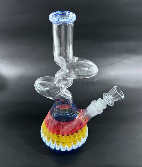 Zig Zag Beaker Glass Pipe