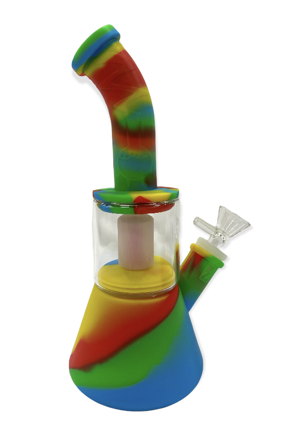 10 INCHES SILICONE WATER PIPE