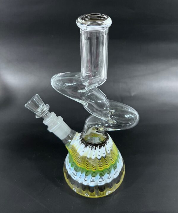 Zig Zag Beaker Glass Pipe