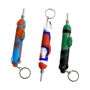 SILICONE KEY CHAIN NECTAR COLLECTOR