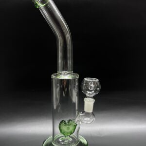 Thick Base Cylindrical Percolator Bong With Awesome Bowl