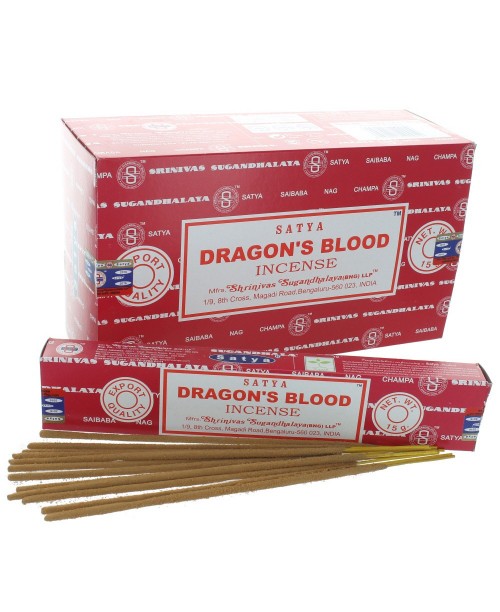 “DRAGON’S BLOOD” SATYA NAG CHAMPA INCENSE STICKS