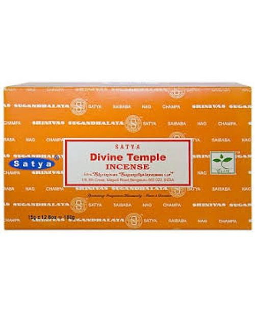 “DIVINE TEMPLE” SATYA NAG CHAMPA INCENSE STICKS