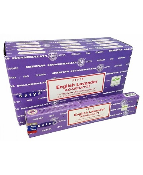 “ENGLISH LAVENDER” SATYA NAG CHAMPA INCENSE STICKS