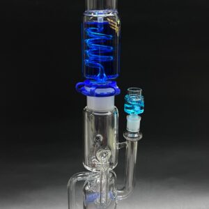 Freezable Glycerin Coil Glass Water Pipe