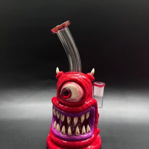 Red Monster Cyclops Bong