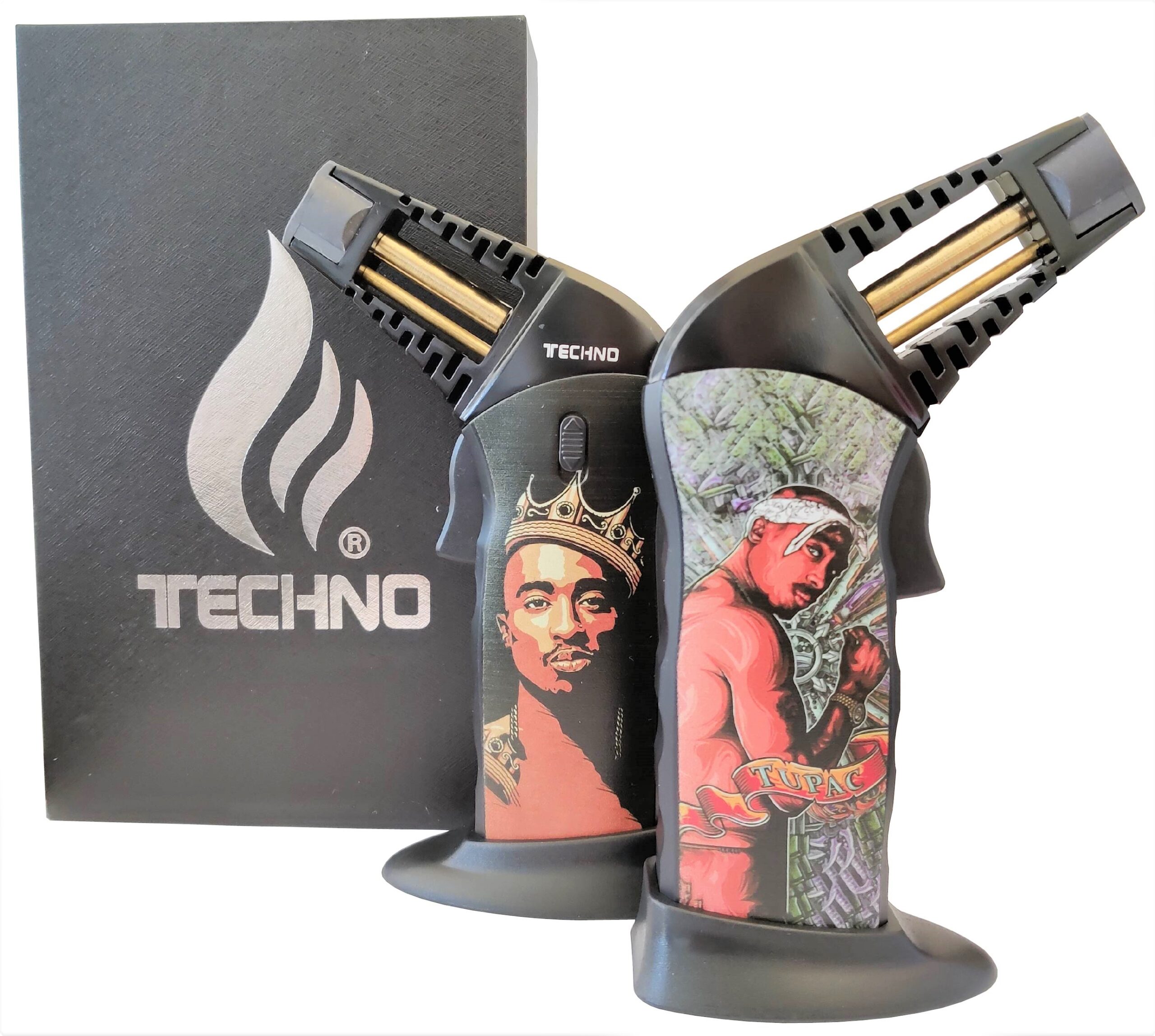 6″ Techno Torch TP Slant Torch Lighter in Gift Box 15811-TP2