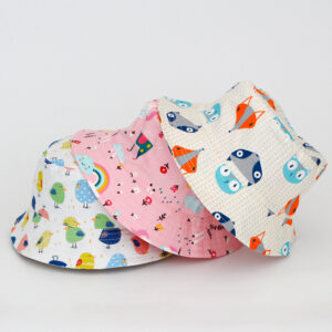 Wholesale Bulk Printed Animal Bucket Hats Children Custom Logo Embroidery