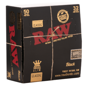 Raw Black King Size Slim | Box of 50