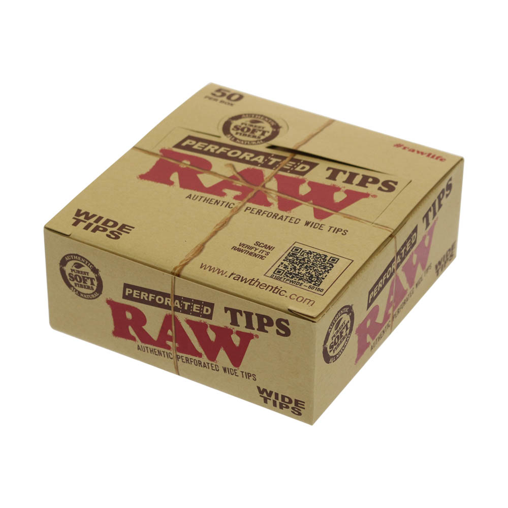 Raw Wide Tips Booklet 50 per box