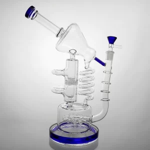 Recycler Bong 13″ Sidecar  0079