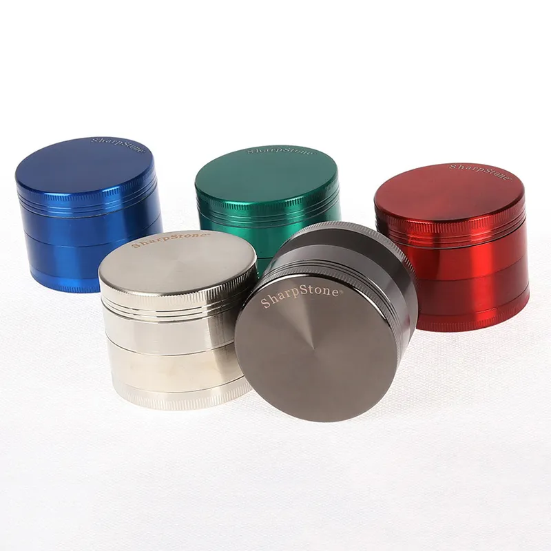 Sharpstone Herb Grinder Smoking Accessories 4 Layer Tobacco Grinders   10 per box