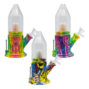 Silicone glass Bongs   0150