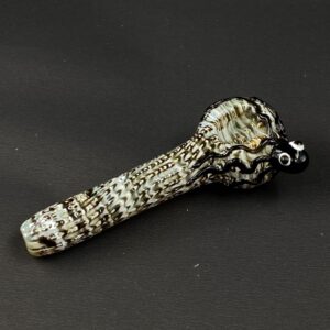 Black-Octopus Elegant Slim Smoking Glass Hand Pipe