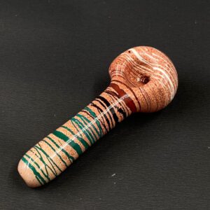 Desert Lines Elegant Smoking Glass Hand Pipe