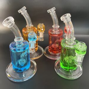 Glass Glycerin Bubbler With Bowl