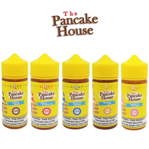 THE PANCAKE HOUSE BY GOST VAPOR | 100 ML E-LIQUID | ALL FLAVORS