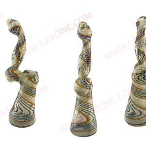 BB25 – 9” BUBBLER WITH COLORFUL LINE PRINTED