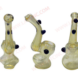 BB34 – 4” X MINI BUBBLER WITH 2 MARBLES ON TOP AND 1 MARBLE IN MIDDLE