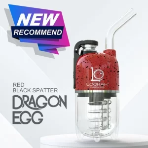 LOOKAH Vaporizer Dragon Egg Spatter Color – Red Black Spatter