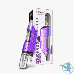 LOOKAH Vaporizer Seahorse Pro Plus Splatter Colors – Purple Black Spatter