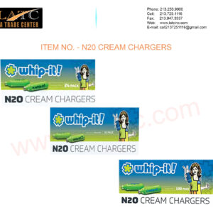 WHIP-IT CREAM CHARGERS