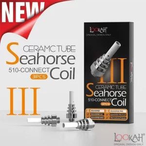 Lookah Seahorse Coil Ⅲ – Ceramic Tube Tips