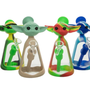 SILICONE WATER PIPE BABY YODA