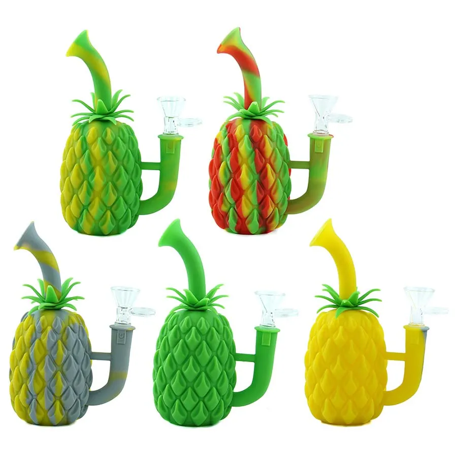 SILICONE WATER PIPE PINEAPPLE