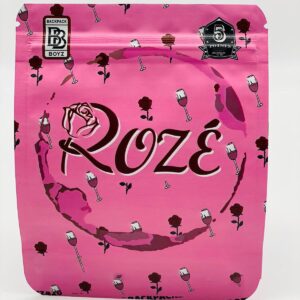 50 Backpack Boyz Roze 3.5-gram empty Mylar bags.