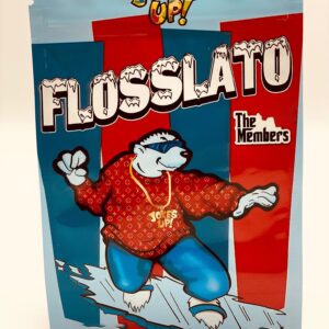 50 Jokes Up Flosslato 3.5-gram empty Mylar bags