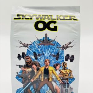 50 Skywalker Og  3.5 gram empty Mylar bags