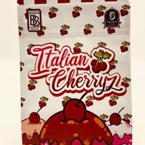 50 Pack Back Boyz Italian Cherryz 3.5 gram empty Mylar bags