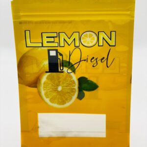 50 Lemon Diesel 3.5 gram empty Mylar bags