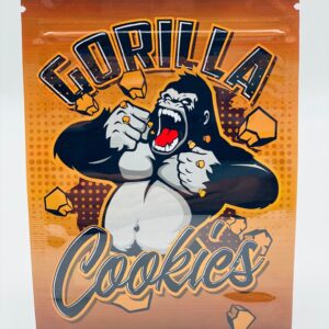 50 Gorilla Cookies  3.5 gram empty Mylar bags