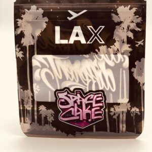 50 LAX Space Cake  3.5 gram empty Mylar bags