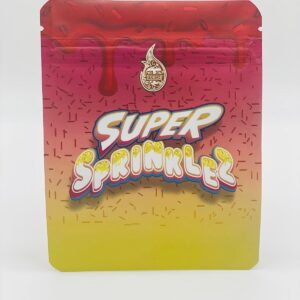 50 Super Sprinklez 3.5 gram empty Mylar bags