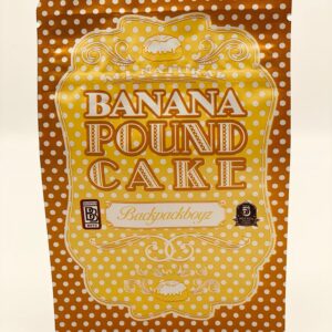 50 Backpack Boyz Banana Pound Cake 3.5-gram empty Mylar bags