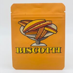 50 Biscotti 3.5-gram empty Mylar bags