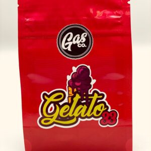 50 Gelato 33 Gas Co 3.5 gram empty Mylar bags