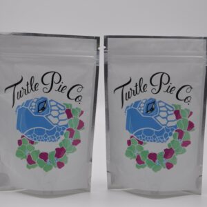 50 Turtle Pie Co  3.5 gram empty Mylar bags