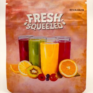 50 Fresh Squeezed  3.5 gram empty Mylar bags