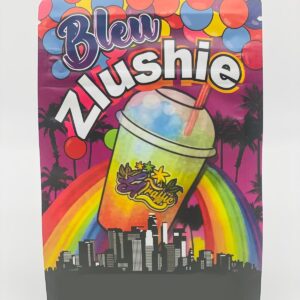 50 Zlushie Blue  3.5 gram empty Mylar bags