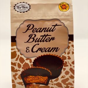 50 Peanut Butter & Cream 3.5 gram empty Mylar bags